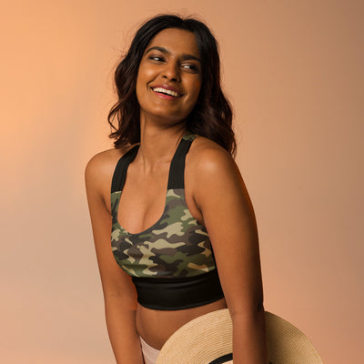 CheyenneeMagicWarrior Camo Longline Bra