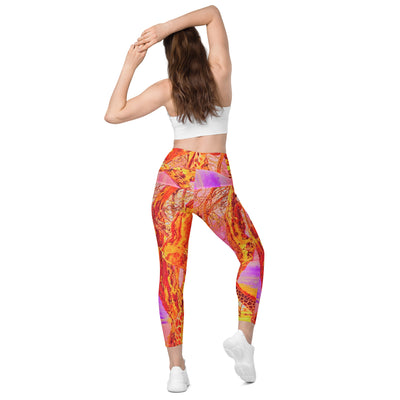 CheyenneeMagicWarrior Crossover Leggings With Pockets