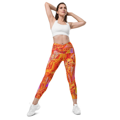 CheyenneeMagicWarrior Crossover Leggings With Pockets