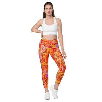 CheyenneeMagicWarrior Crossover Leggings With Pockets
