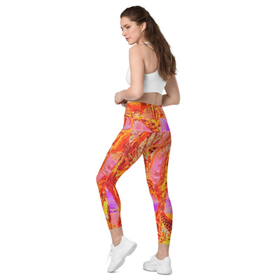 CheyenneeMagicWarrior Crossover Leggings With Pockets