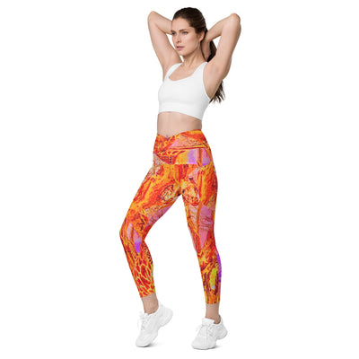 CheyenneeMagicWarrior Crossover Leggings With Pockets