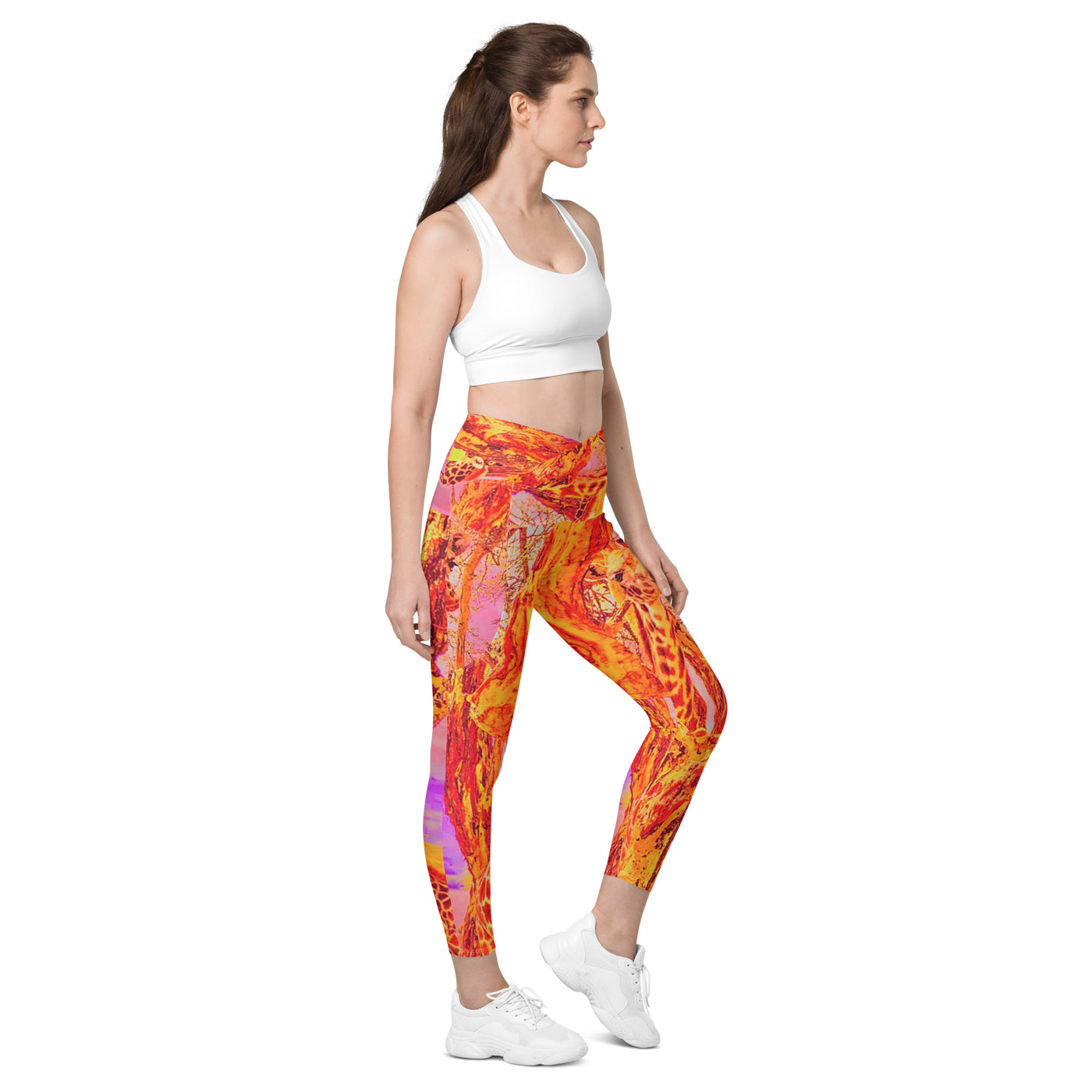 CheyenneeMagicWarrior Crossover Leggings With Pockets