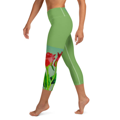 LindaJean Yoga Capri Leggings
