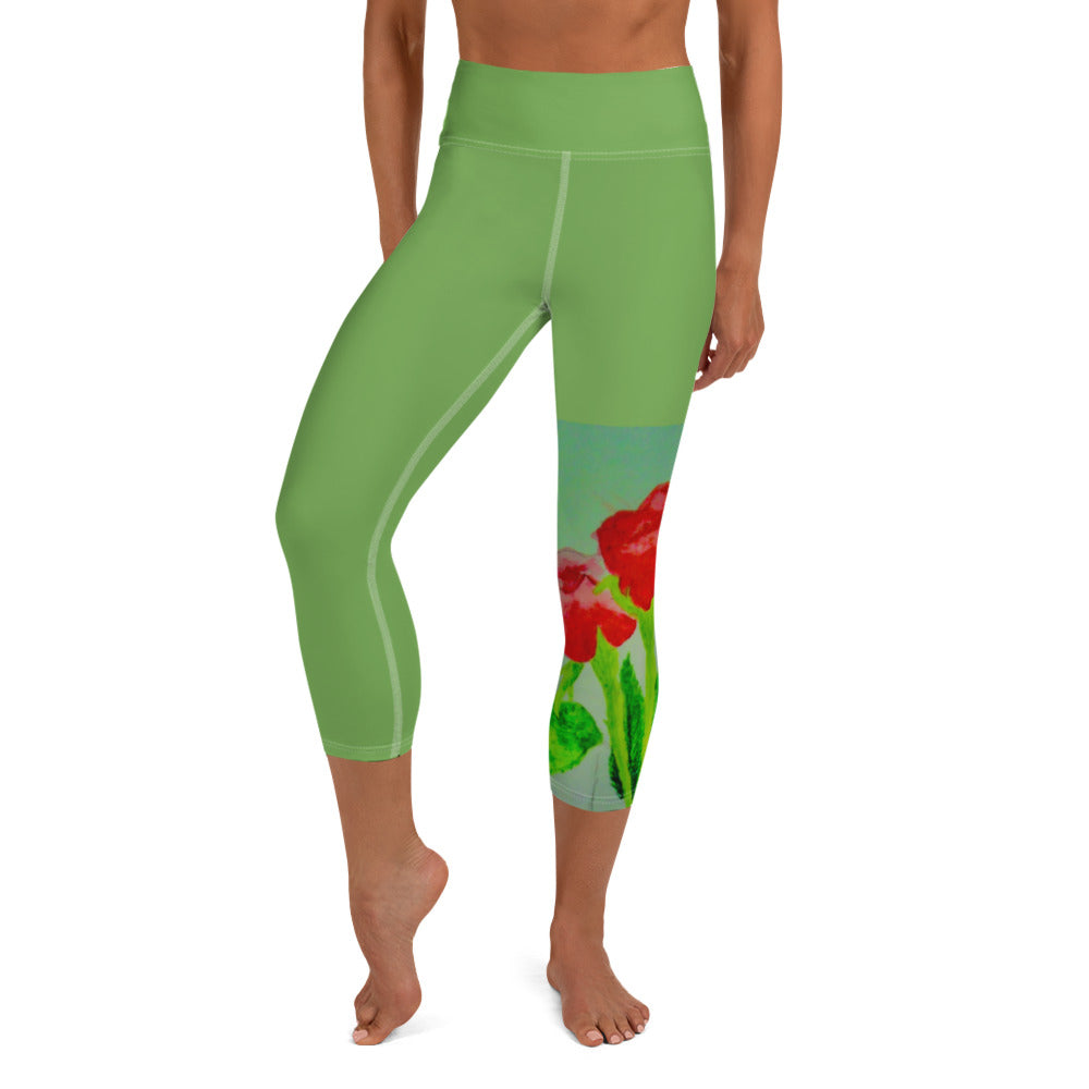 LindaJean Yoga Capri Leggings
